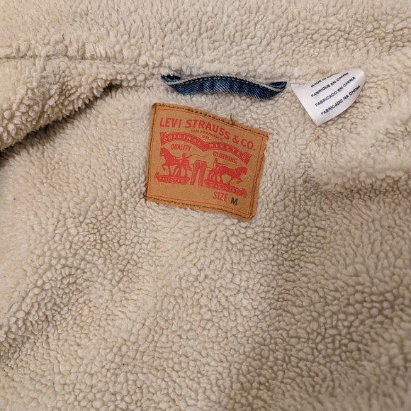 Vintage Levis original Jean jacket - Sherpa lined size medium - Picture 4 of 5